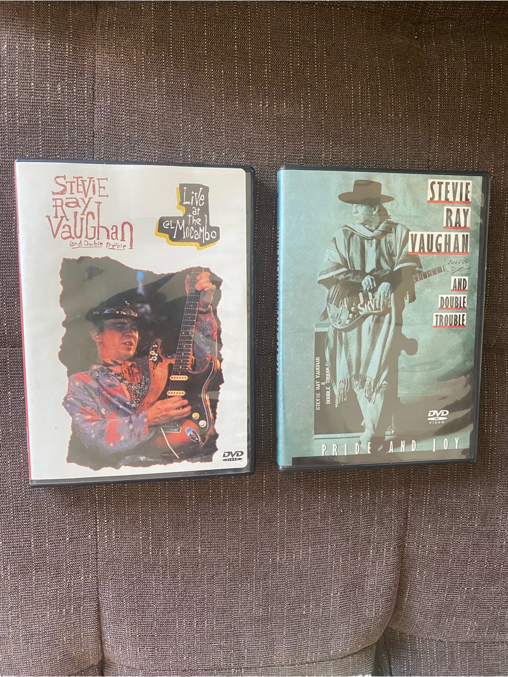 Stevie Ray Vaughan and Double Trouble DVD Lot Live at the El Mocambo & Pride Joy